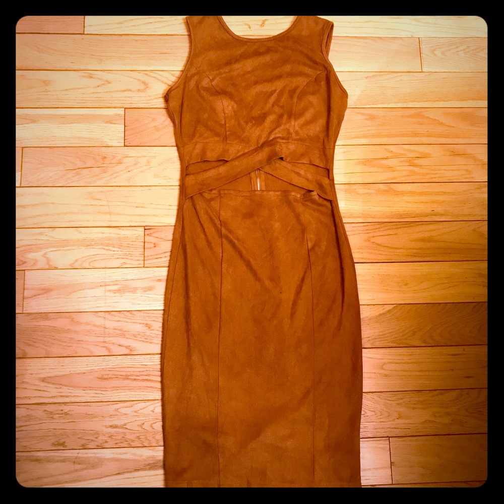 Ultra suede midi Dress